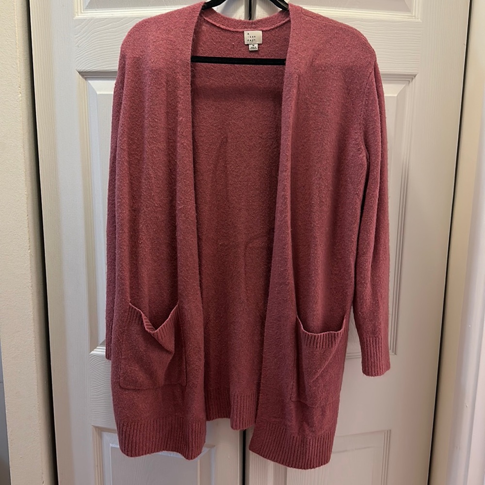 Pink cardigan